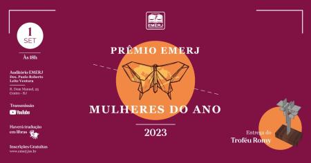 Imagem da notícia - "Prêmio EMERJ Mulheres do Ano - 2023" irá condecorar cinco mulheres com Troféu Romy