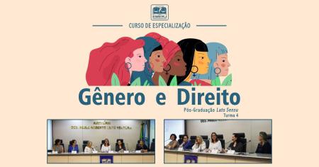 Imagem da notícia - EMERJ realiza Aula Inaugural da Turma 4 do Curso de Especialização em Gênero e Direito
