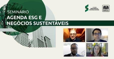 Imagem da notícia - Seminário “Agenda ESG e negócios sustentáveis” é realizado pela EMERJ