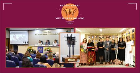 Imagem da notícia - "Prêmio EMERJ Mulheres do Ano" de 2023 premia cinco mulheres com Troféu Romy