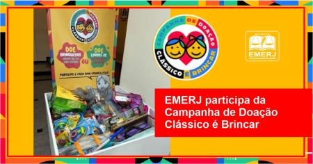 Imagem da notícia - EMERJ participa de campanha de doação de brinquedos para crianças em situação de vulnerabilidade social