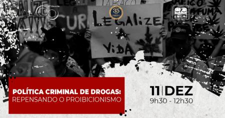 Imagem da notícia - EMERJ debaterá “Política Criminal de Drogas”