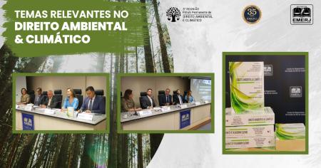 Imagem da notícia - “Temas relevantes no Direito Ambiental e Climático” é pauta de encontro na EMERJ
