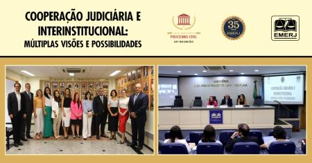 Imagem da notícia - EMERJ promove encontro “Cooperação Judiciária e Interinstitucional”