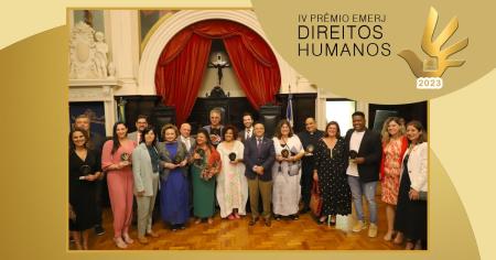 Imagem da notícia - IV Prêmio EMERJ Direitos Humanos homenageia dez personalidades