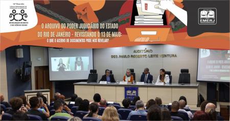 Foto: desembargadora Cristina Tereza Gaulia, membra do Fórum, e demais palestrantes no auditório durante encontro.
