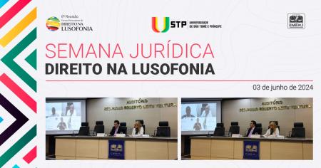 Foto: desembargadora Cristina Tereza Gaulia, o professor Jonas Gentil, presidente do Fórum, e Jedson Carvalho, vice-reitor da USTP, acompanhados dos palestrantes do encontro.