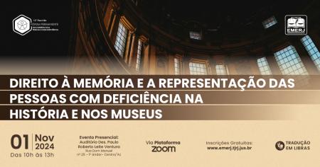 Foto: cartaz com informações da 12ª reunião do Fórum Permanente dos Direitos das Pessoas com Deficiência