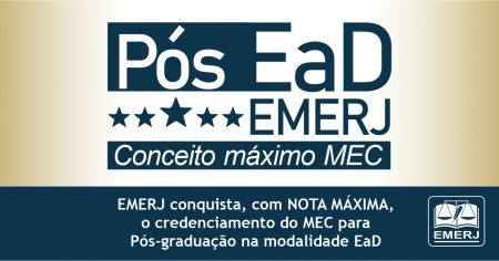 Foto: EMERJ conquista com 5 estrelas o credenciamento do MEC