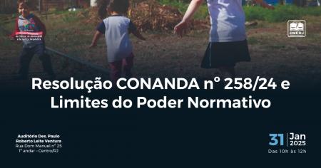 Foto: cartaz com informações do Fórum Permanente da Criança, do Adolescente e da Justiça Terapêutica