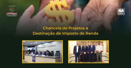 Foto: presidente do fórum, juiz Sérgio Luiz Ribeiro de Souza, acompanhado dos palestrantes do encontro