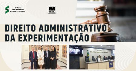 Foto: o diretor-geral da EMERJ, desembargador Cláudio Luís Braga dell’Orto, e o presidente do fórum, desembargador aposentado Jessé Torres Pereira Júnior, acompanhados dos integrantes do encontro