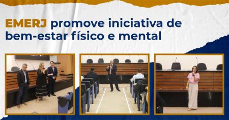 Imagem da notícia - EMERJ promove iniciativa de bem-estar físico e mental