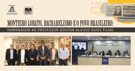 Foto: desembargador João Batista Damasceno, acompanhado dos demais participantes do evento.