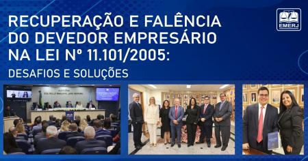 Foto:  desembargador Cláudio Luís Braga dell’Orto, acompanhado do ministro do STJ Luis Felipe Salomão e demais participantes do evento.