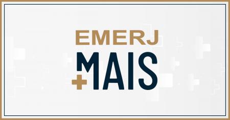 Foto: Cartaz com informações do EMERJ Mais.