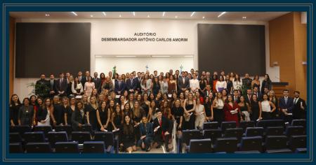 Fotos: Formandos  do Curso de Especialização em Direito Público e Privado 2025.1.