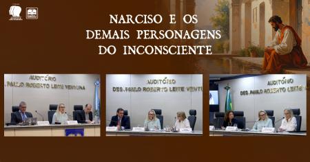 Imagem da notícia - EMERJ realiza evento Narciso e os Demais Personagens do Inconsciente