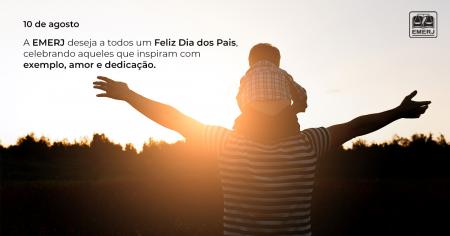 Foto: Banner em homenagem ao dia dos pais.