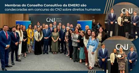 Foto: Premiados do 2º Concurso Nacional de Decisões Judiciais e Acórdãos em Direitos Humanos, promovido pelo Conselho Nacional de Justiça (CNJ).