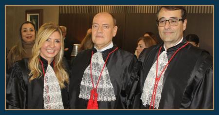 Foto: presidente do TJRJ, desembargador Ricardo Couto de Castro, acompanhado dos desembargadores s Carlos Fernando Potyguara Pereira e Regina Helena Fábregas Ferreira.
