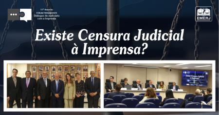 Foto: Diretor-geral da EMERJ e mestre em Ciências Penais pela Universidade Candido Mendes (Ucam), desembargador Cláudio Luís Braga dell’Orto, acompanhado dos demais participantes do evento.