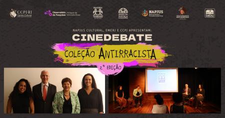 Foto: Participantes do evento NAPJUS Cultural Apresenta: Cinedebate Coleção Antirracista – 2ª Edição.