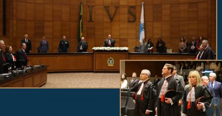 Foto: posse dos novos desembargadores do TJRJ.