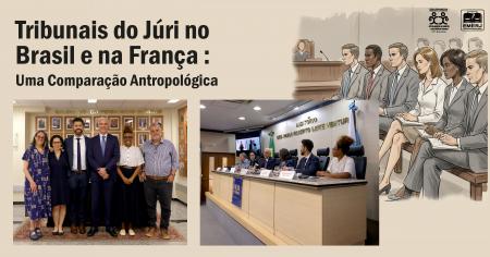 Imagem da notícia - EMERJ realiza evento Tribunais do Júri no Brasil e na França: Uma Comparação Antropológica