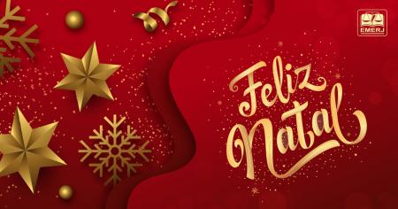 Foto: mensagem de Natal da EMERJ