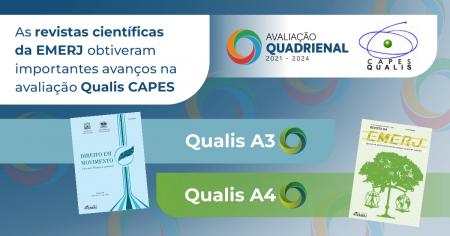 Imagem da notícia - Laboratório de Inovação, Pesquisa e Parcerias Institucionais (LIPPI) da EMERJ divulga resultado da avaliação Qualis CAPES periódicos, referente ao quadriênio 2021-2024