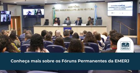 Foto: banner com uma foto do Auditório Desembargador Paulo Roberto Leite Ventura.