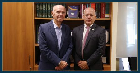 Imagem da notícia - EMERJ recebe visita do chefe de gabinete do Conselho Superior da ECG/TCE-RJ e ex-diretor-geral da EMERJ, desembargador Sergio Cavalieri Filho