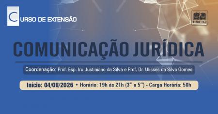 Imagem da notícia - EMERJ abre inscrições para o curso de extensão Comunicação Jurídica