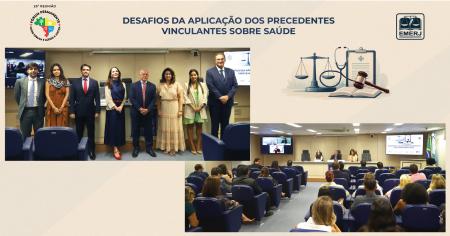 Imagem da notícia - EMERJ promove evento Desafios da Aplicação dos Precedentes Vinculantes sobre Saúde