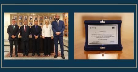 Imagem da notícia - EMERJ homenageia jurista José de Aguiar Dias em evento do Fórum Permanente dos Juízos Cíveis e entrega placa à família