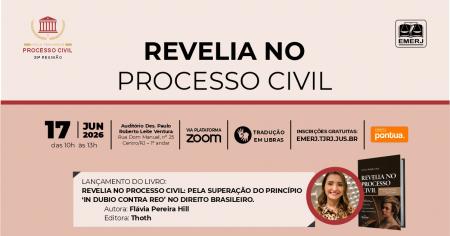 Imagem da notícia - EMERJ realizará o evento Revelia no Processo Civil