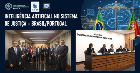 Imagem da notícia - EMERJ realiza o evento Inteligência Artificial no Sistema de Justiça – Brasil/Portugal