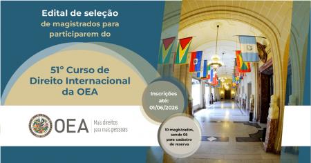 Imagem da notícia - Inscrições para o 51º Curso de Direito Internacional da OEA estão abertas