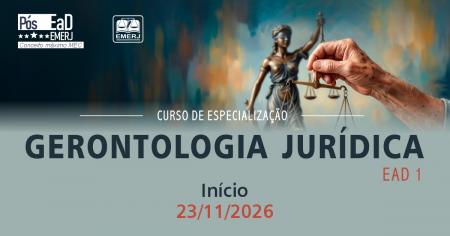 Imagem da notícia - EMERJ abre inscrições para o Curso de Especialização em Gerontologia Jurídica: Aspectos Teóricos e Práticos do Direito das Pessoas Idosas – EAD 1