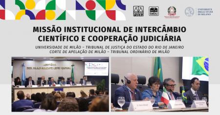 Imagem da notícia - EMERJ sedia o primeiro dia da “Missão Institucional de Intercâmbio Científico e Cooperação Judiciária”