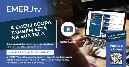Imagem da notícia - EMERJ lança EMERJ TV com nova proposta de conteúdo no YouTube