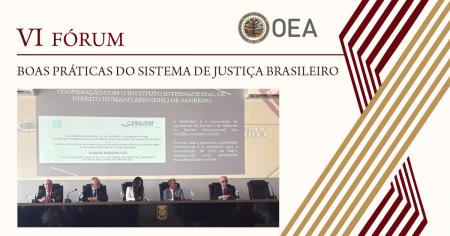 Imagem da notícia - Diretor-geral da EMERJ participa do “VI Fórum Boas Práticas do Sistema de Justiça Brasileiro” da OEA, em João Pessoa