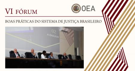 Imagem da notícia - Diretor-geral da EMERJ participa do “VI Fórum Boas Práticas do Sistema de Justiça Brasileiro” da OEA, em João Pessoa