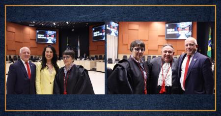 Imagem da notícia - Diretor-geral da EMERJ prestigia homenagem ao desembargador Carlos Eduardo Moreira da Silva e saúda futura desembargadora do TJRJ Paula Fernandes Machado