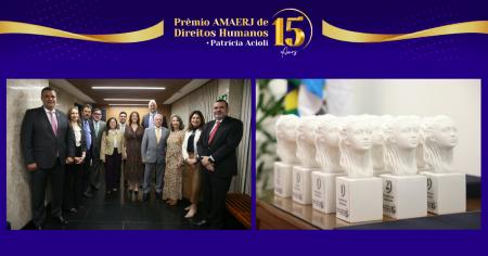 Imagem da notícia - Diretor-Geral da EMERJ participa da 15ª edição do Prêmio Amaerj - Patrícia Acioli de Direitos Humanos