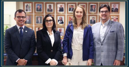 Imagem da notícia - EMERJ recebe visita institucional da diretora associada de Engajamento Global da Brunel University of London, Kirsty Smith