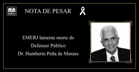 Imagem da notícia - EMERJ manifesta profundo pesar pelo falecimento do conferencista emérito da Escola, Humberto Peña de Moraes