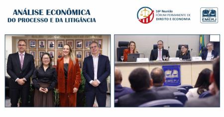 Imagem da notícia - EMERJ realiza o evento “Análise Econômica do Processo e da Litigância”