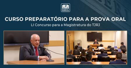 Imagem da notícia - Diretor-geral da EMERJ participa do Curso Preparatório para a Prova Oral do LI Concurso para Ingresso na Magistratura de Carreira do Estado do Rio de Janeiro